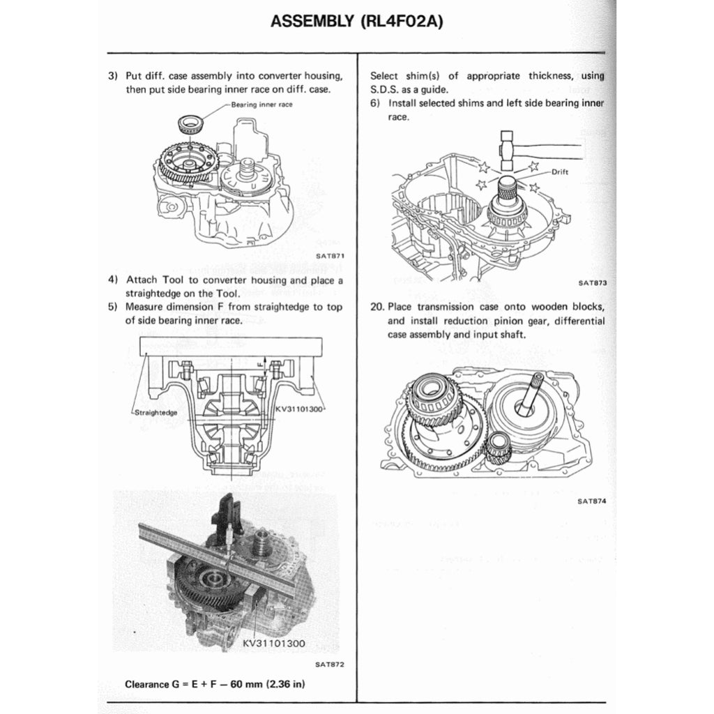 NISSAN BLUEBIRD U11 (1983-1988) SERVICE WORKSHOP MANUAL - Image 10