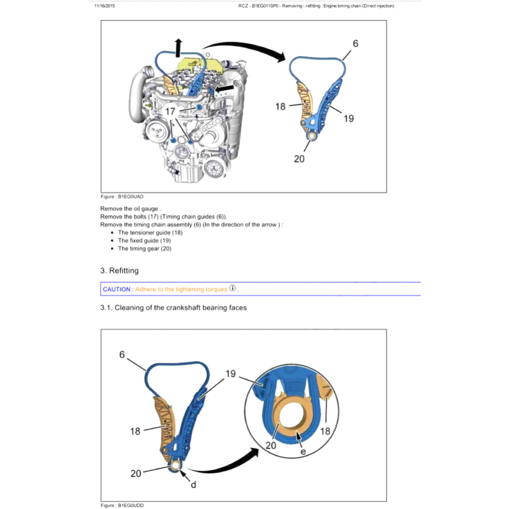 PEUGEOT RCZ (2009-2015) SERVICE WORKSHOP MANUAL - Image 9