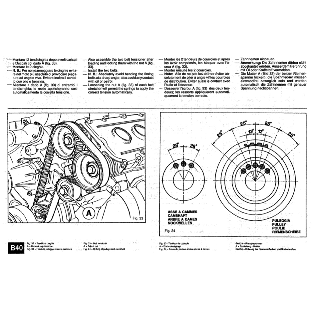 FERRARI 308/328 GTB GTS F105 (1975-1985) SERVICE WORKSHOP MANUAL + PARTS CATALOGUE - Image 10