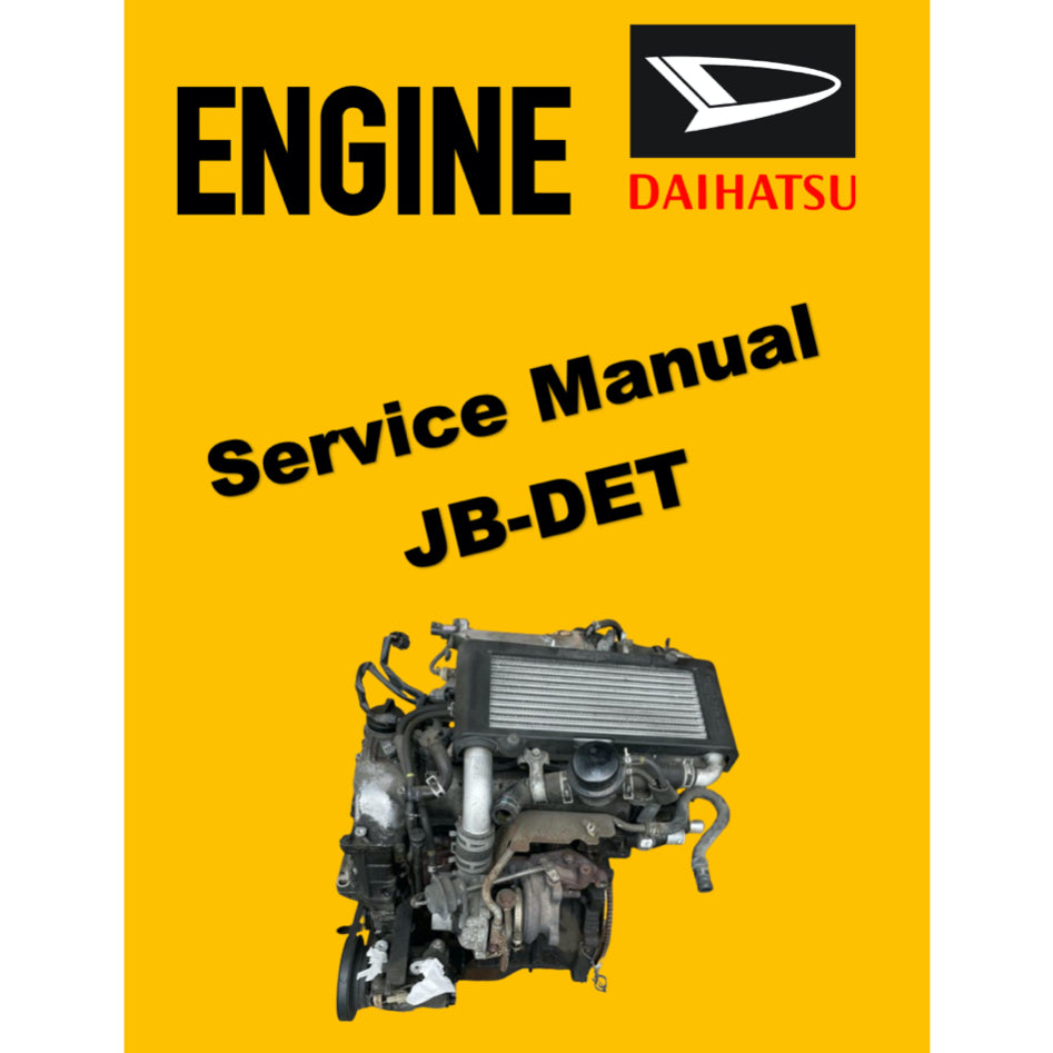DAIHATSU ENGINE JB-DET SERVICE WORKSHOP MANUAL - Image 2