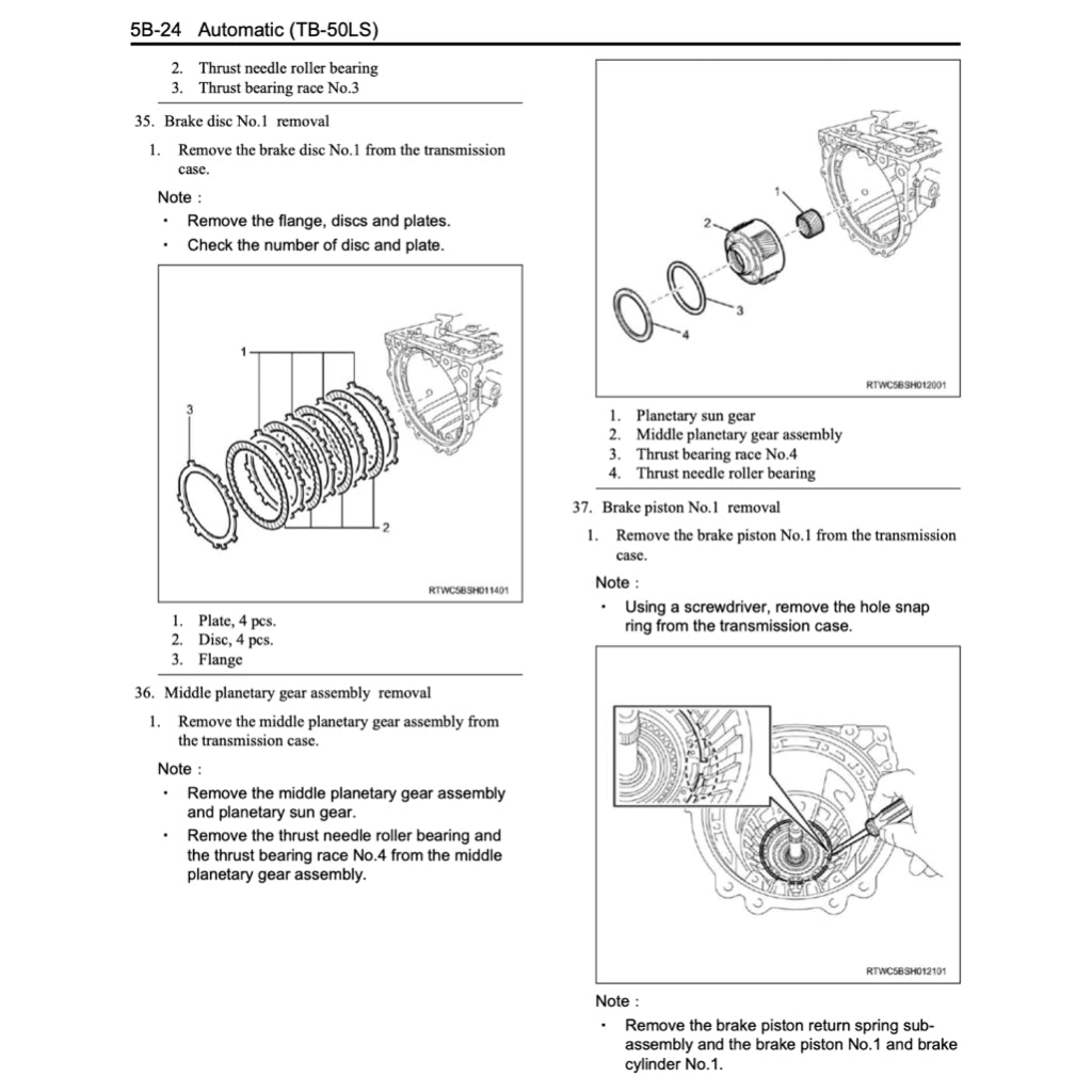ISUZU D-MAX TFR / TFS (2012-2020) SERVICE WORKSHOP MANUAL - Image 10