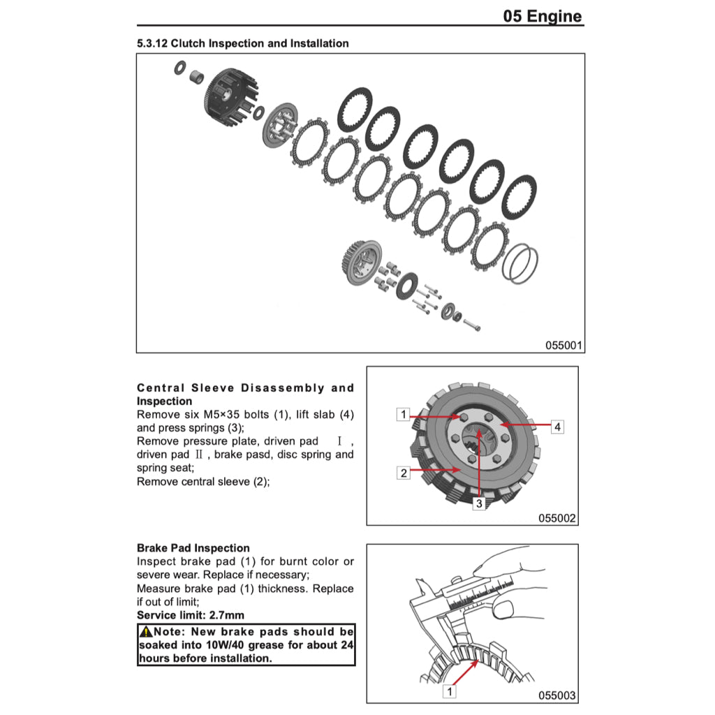 CFMOTO 300NK (2020-2024) SERVICE WORKSHOP MANUAL + PARTS CATALOGUE + OWNER'S MANUAL - Image 4