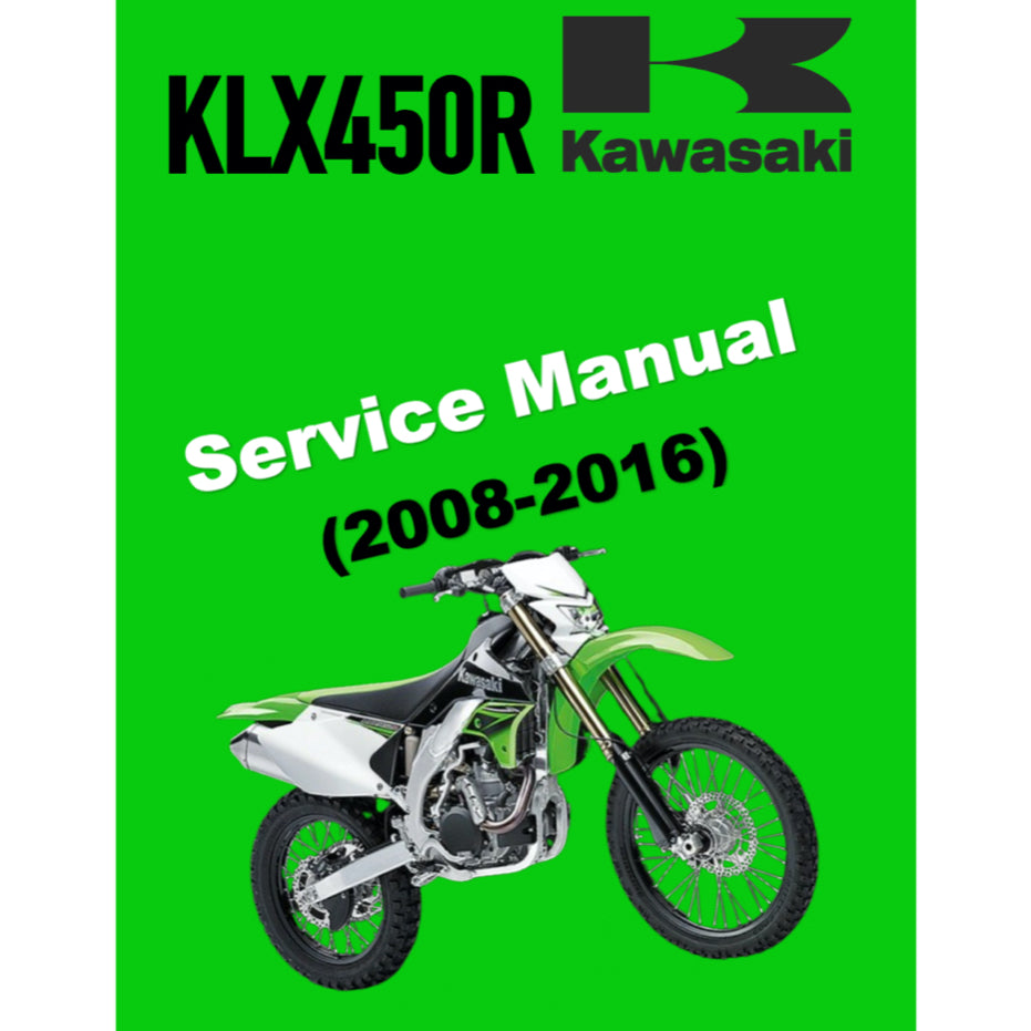 KAWASAKI KLX450R KLX 450R (2008-2016) SERVICE WORKSHOP MANUAL + PARTS CATALOGUE +OWNER'S MANUAL - Image 2