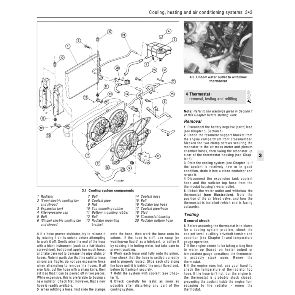 FORD MONDEO MK1 & MK2 (1993-2000) SERVICE WORKSHOP MANUAL - Image 10