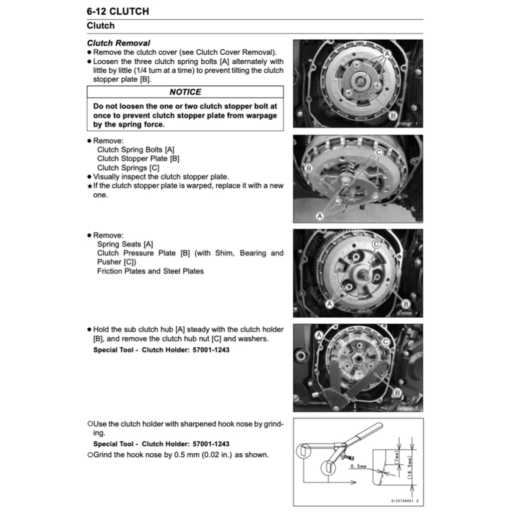 KAWASAKI ZR1000 (2017-2022) SERVICE WORKSHOP MANUAL + PARTS CATALOGUE - Image 9