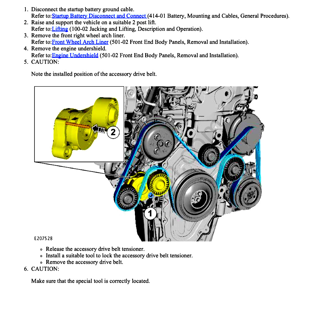 JAGUAR E-PACE X540 Service Workshop Manual (2017+) - Image 10