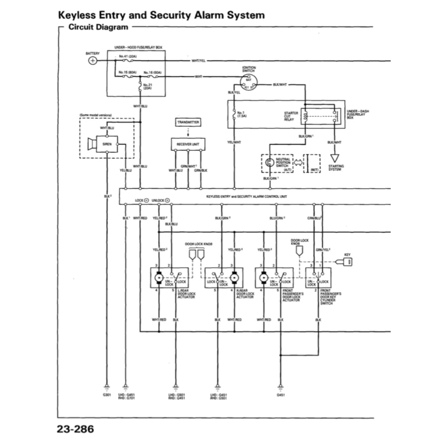 HONDA ACCORD 5 CC/CE (1993-1998) SERVICE WORKSHOP MANUAL - Image 10