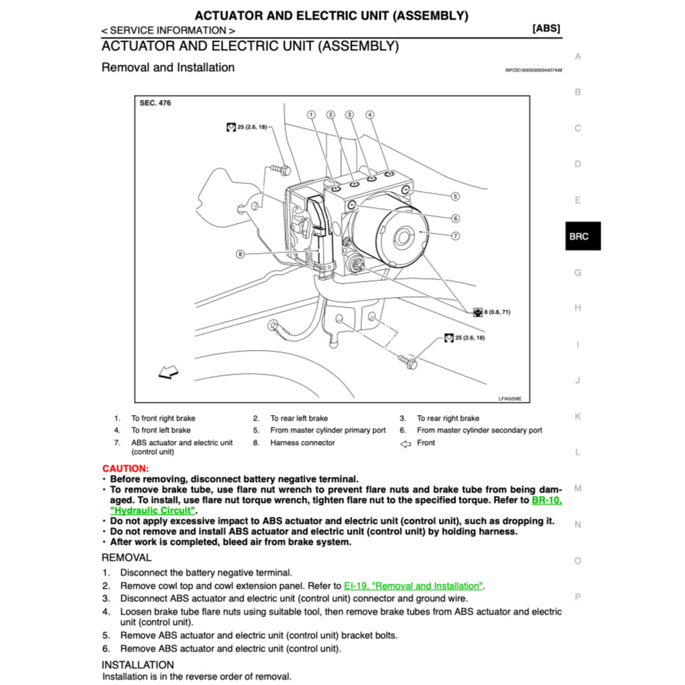 NISSAN SENTRA B16 (2006-2012) SERVICE WORKSHOP MANUAL - Image 10
