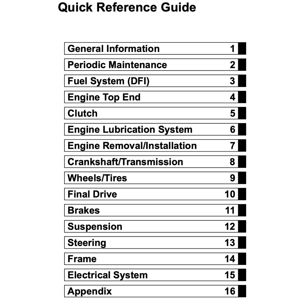 KAWASAKI Z125 / PRO (2017+) SERVICE WORKSHOP MANUAL + OWNER'S MANUAL - Image 3