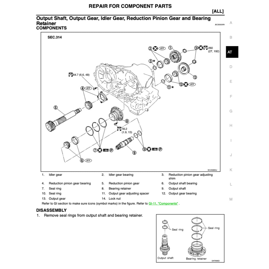 NISSAN NOTE E11 (2004-2013) SERVICE WORKSHOP MANUAL - Image 6
