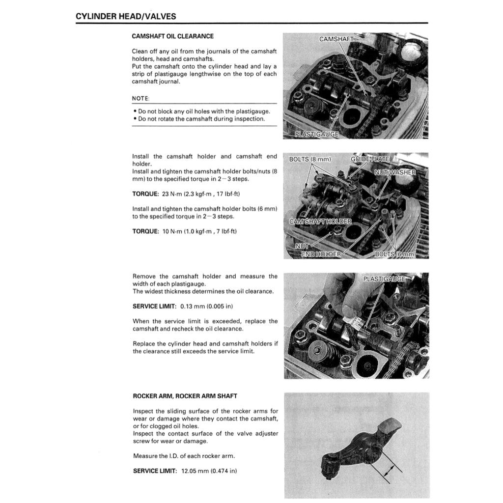 HONDA SHADOW VT600C / CD / VLX (1988-2006) SERVICE WORKSHOP MANUAL + OWNER'S MANUAL - Image 5
