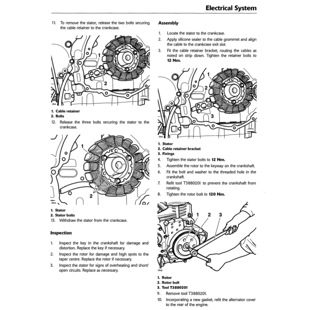 TRIUMPH ROCKET III CLASSIC / TOURING / GT / R (2004-2022) SERVICE WORKSHOP MANUAL - Image 6