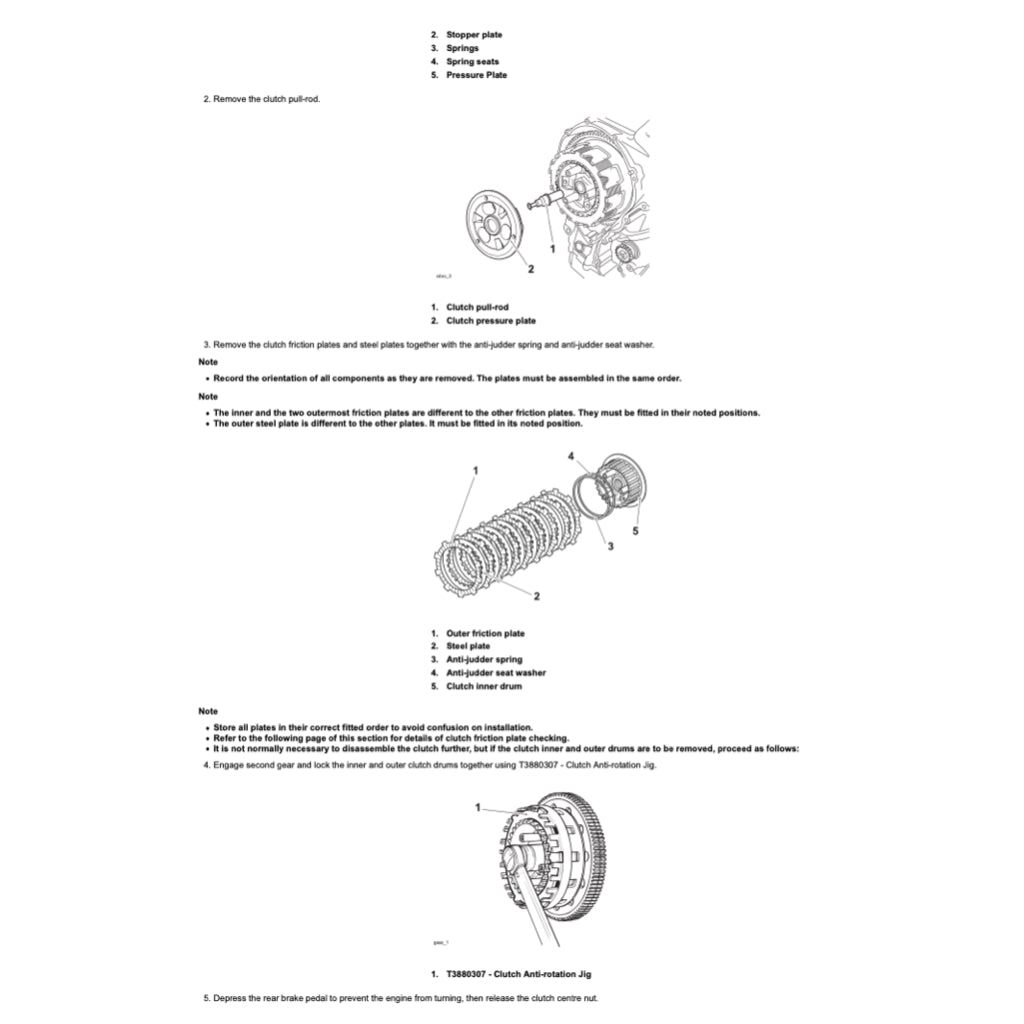 TRIUMPH TIGER 900 RALLY PRO (2020-2023) SERVICE WORKSHOP MANUAL + OWNER'S MANUAL - Image 3
