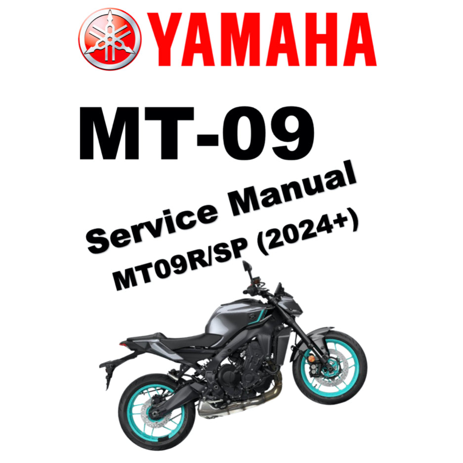 YAMAHA MT-09 MT09 (2024+) SERVICE WORKSHOP MANUAL + OWNER'S MANUAL