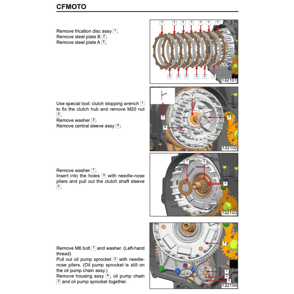 CFMOTO CF650NK CF650-7C (2020-2023) SERVICE WORKSHOP MANUAL + OWNER'S MANUAL - Image 8