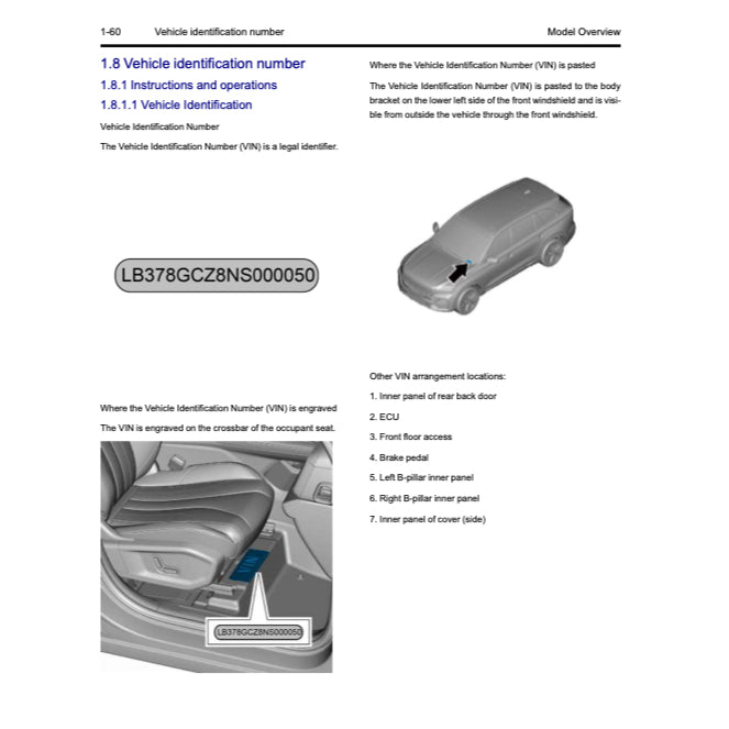 GEELY XINGYUE L / MONJARO KX11 PHEV (2023+) SERVICE WORKSHOP MANUAL - Image 4