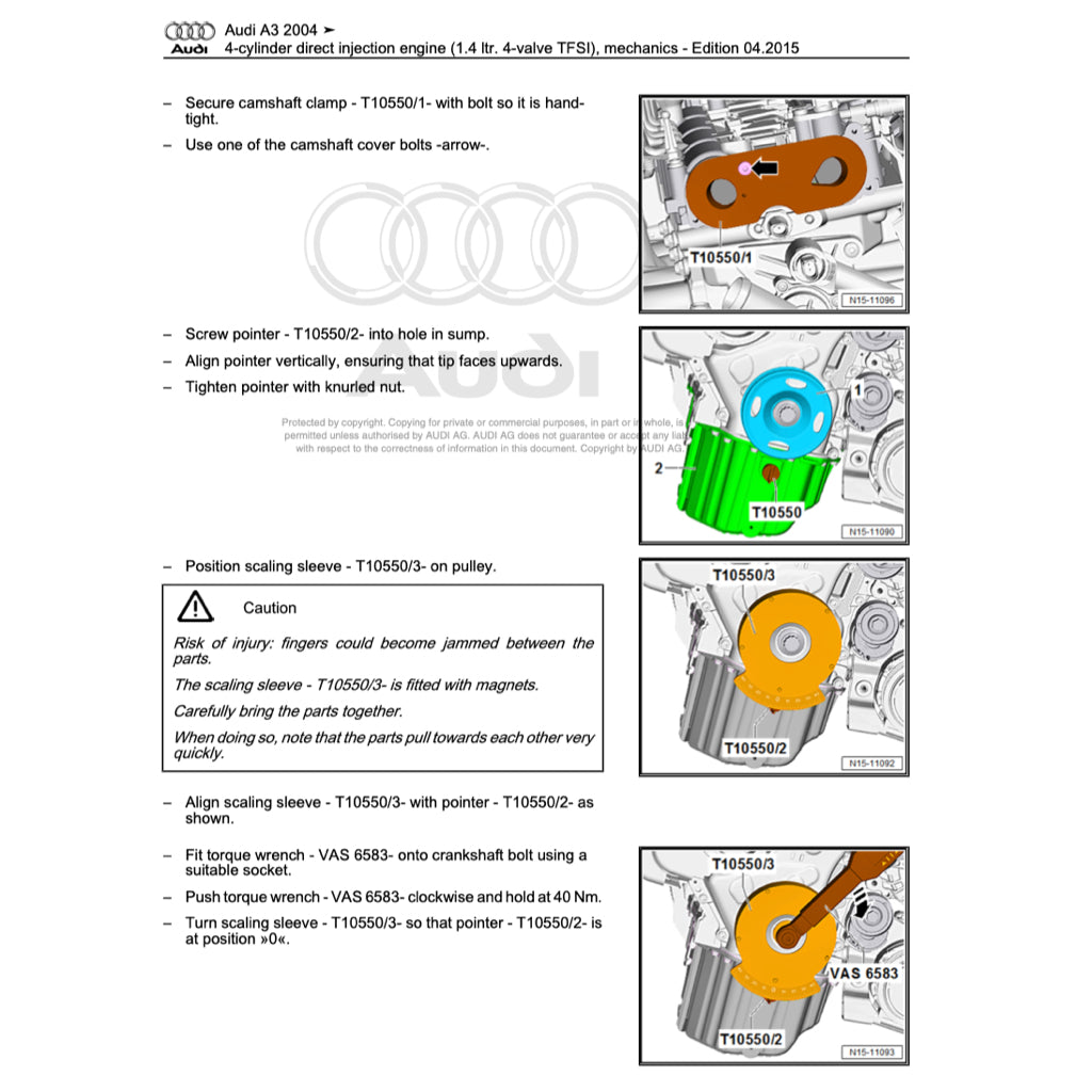 Audi A3 8P (2003-2012) SERVICE WORKSHOP MANUAL - Image 5