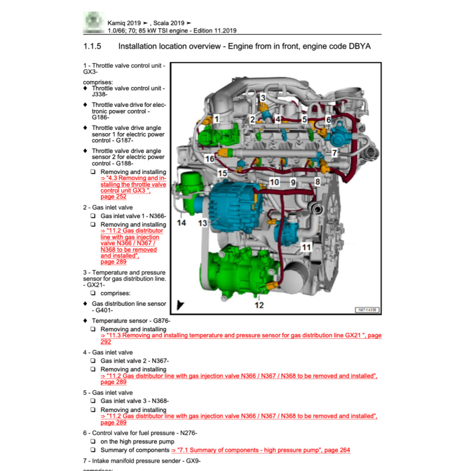 SKODA KAMIQ NW5 (2019+) SERVICE WORKSHOP MANUAL - Image 3