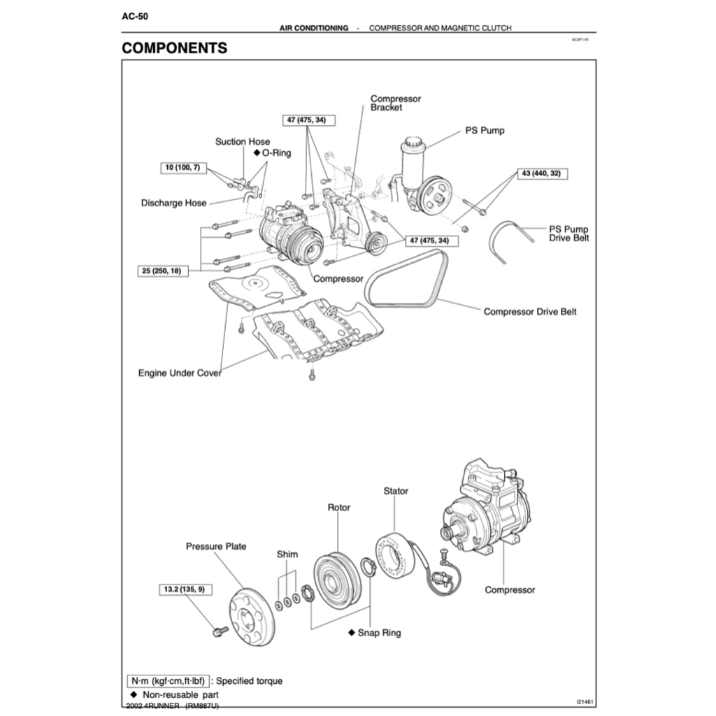 TOYOTA 4RUNNER N180 (1996-2002) SERVICE WORKSHOP MANUAL - Image 10