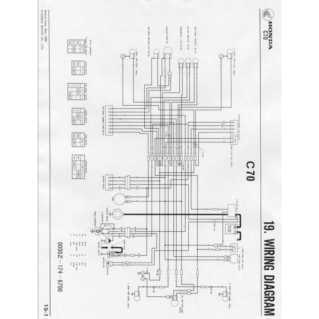 HONDA CUB70 C70 (1970-1991) SERVICE WORKSHOP MANUAL + PARTS CATALOGUE + OWNER'S MANUAL - Image 8