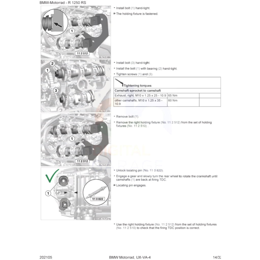 BMW R1250RS R1250 RS K54 (2018+) SERVICE WORKSHOP MANUAL + RIDER'S MANUAL - Image 6