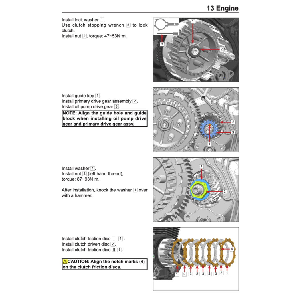 CFMOTO PAPIO XO CF125-8 (2023+) SERVICE WORKSHOP MANUAL + PARTS CATALOGUE + OWNER'S MANUAL - Image 8