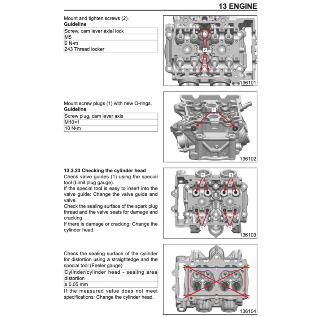 CFMOTO 800MT IBEX 800-S/T (2023+) SERVICE WORKSHOP MANUAL + PARTS CATALOGUE + OWNER MANUAL - Image 7