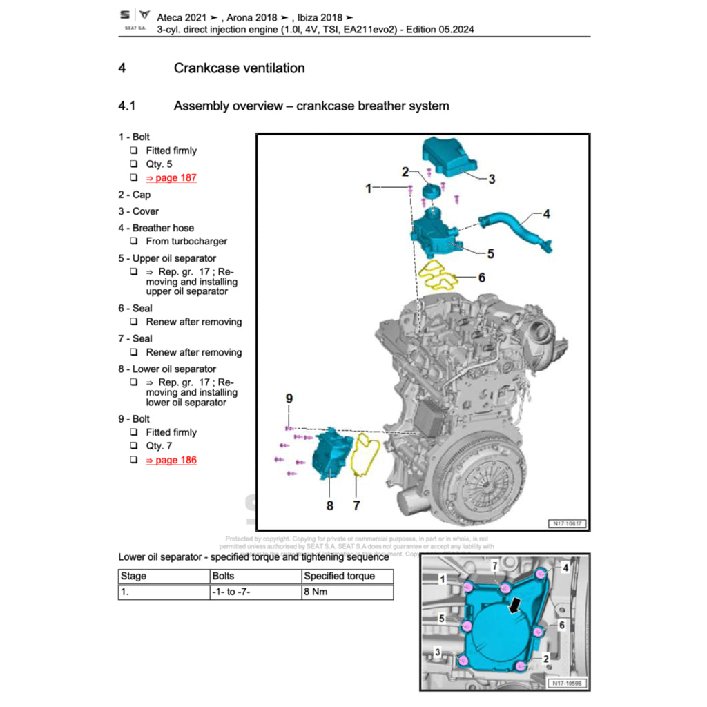 SEAT LEON 5F (2012-2020) SERVICE WORKSHOP MANUAL - Image 4