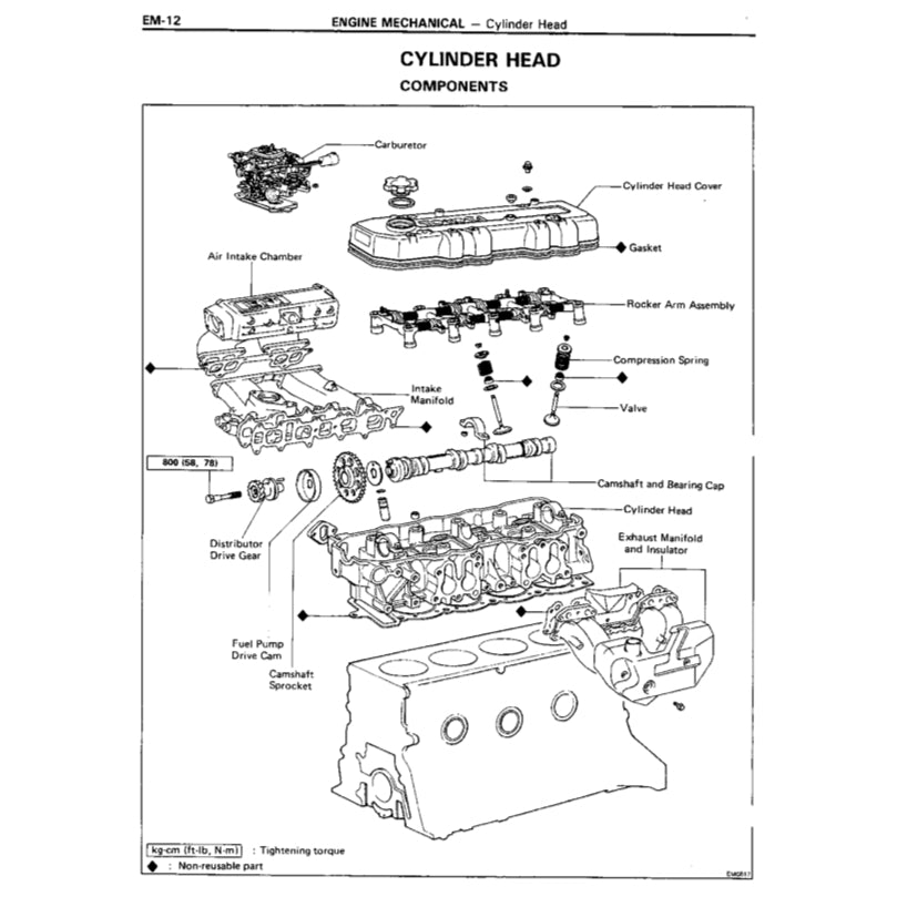 TOYOTA 4RUNNER N60 (1984-1989) SERVICE WORKSHOP MANUAL - Image 4