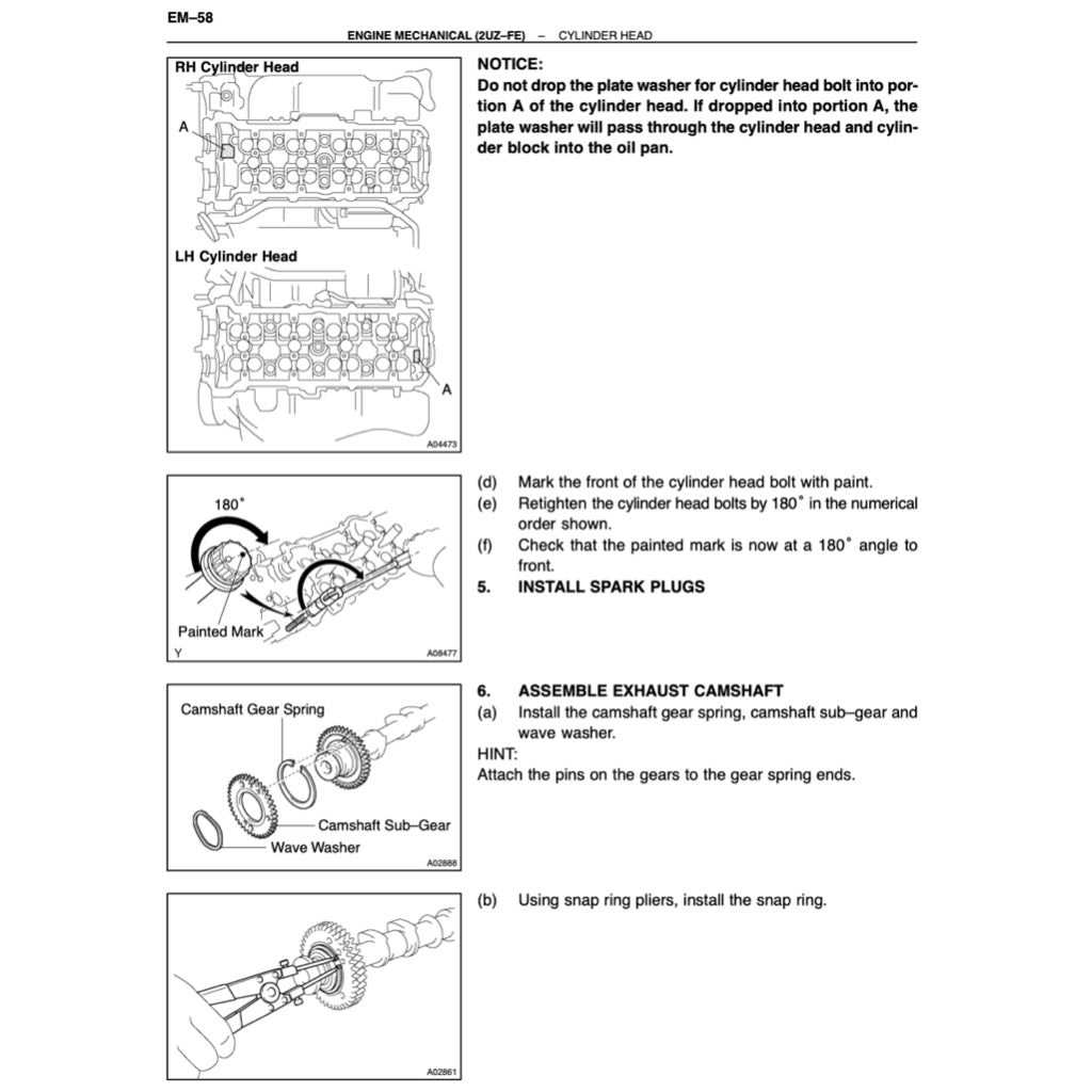 TOYOTA TUNDRA VCK30/40 (2000-2004) SERVICE WORKSHOP MANUAL - Image 7