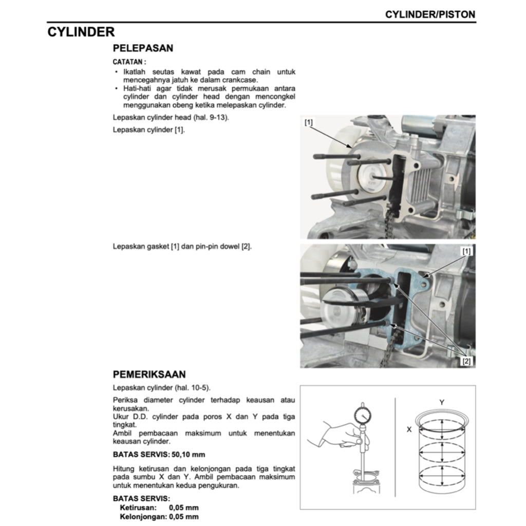 HONDA BEAT 110 PGM-FI (2012-2020) SERVICE WORKSHOP MANUAL + PARTS CATALOGUE + OWNER'S MANUAL - BAHASA INDONESIA - Image 5