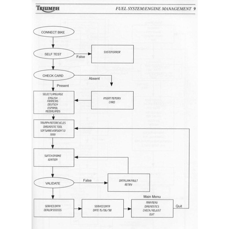 TRIUMPH SPRINT ST / RS (1999-2004) SERVICE WORKSHOP MANUAL + OWNER'S MANUAL - Image 10
