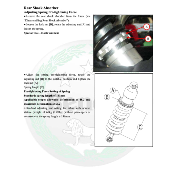 BENELLI TNT 135i (2017-2020) SERVICE WORKSHOP MANUAL + PARTS CATALOGUE + OWNER'S MANUAL - Image 9