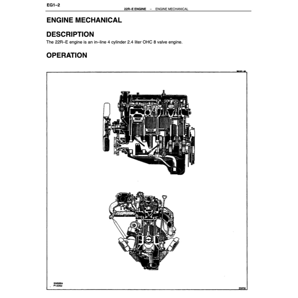 TOYOTA 4RUNNER N120/N130 (1990-1995) SERVICE WORKSHOP MANUAL - Image 4