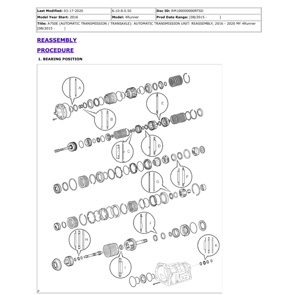 TOYOTA 4RUNNER GRN280/285 (2016+) SERVICE WORKSHOP MANUAL - Image 5