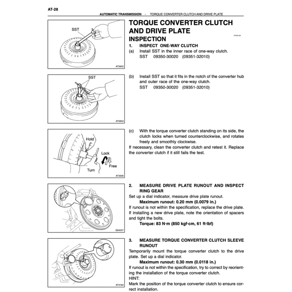 TOYOTA 4RUNNER N180 (1996-2002) SERVICE WORKSHOP MANUAL - Image 7