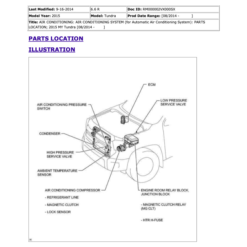 TOYOTA TUNDRA XK50 (2014-2021) SERVICE WORKSHOP MANUAL - Image 9