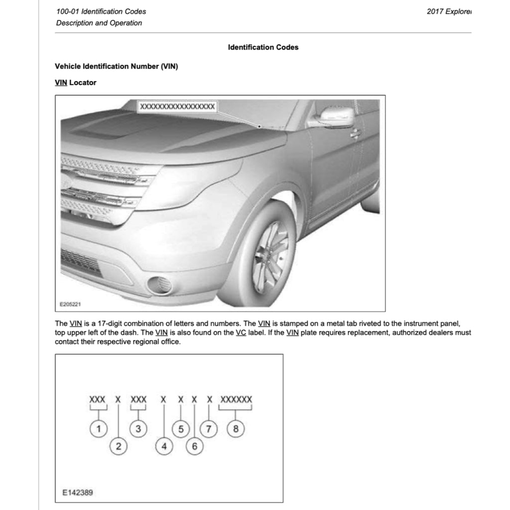 FORD EXPLORER U502 (2011-2019) SERVICE WORKSHOP MANUAL - Image 3