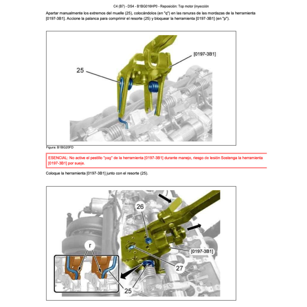 CITROEN C4 DS4 B7 (2010-2018) MANUAL DE TALLER - Image 7