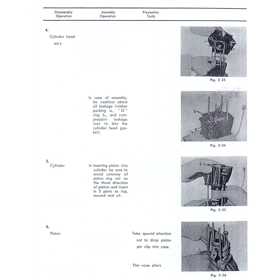 HONDA SUPER CUB C100 (1958-1967) SERVICE WORKSHOP MANUAL + PARTS CATALOGUE + OWNER'S MANUAL - Image 6