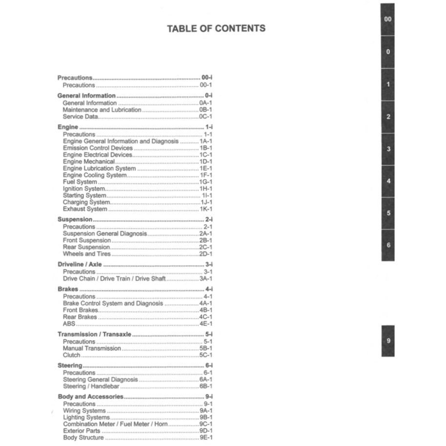 SUZUKI GSX-S1000S KATANA (2019-2023) SERVICE WORKSHOP MANUAL + OWNER'S MANUAL - Image 3