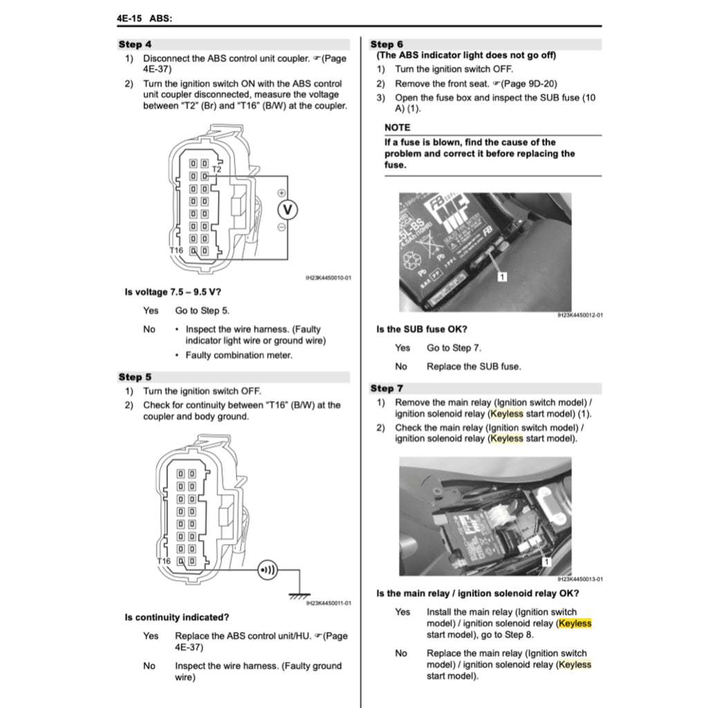 SUZUKI GSX-R125 (2020-2023) SERVICE WORKSHOP MANUAL + OWNER'S MANUAL - Image 7