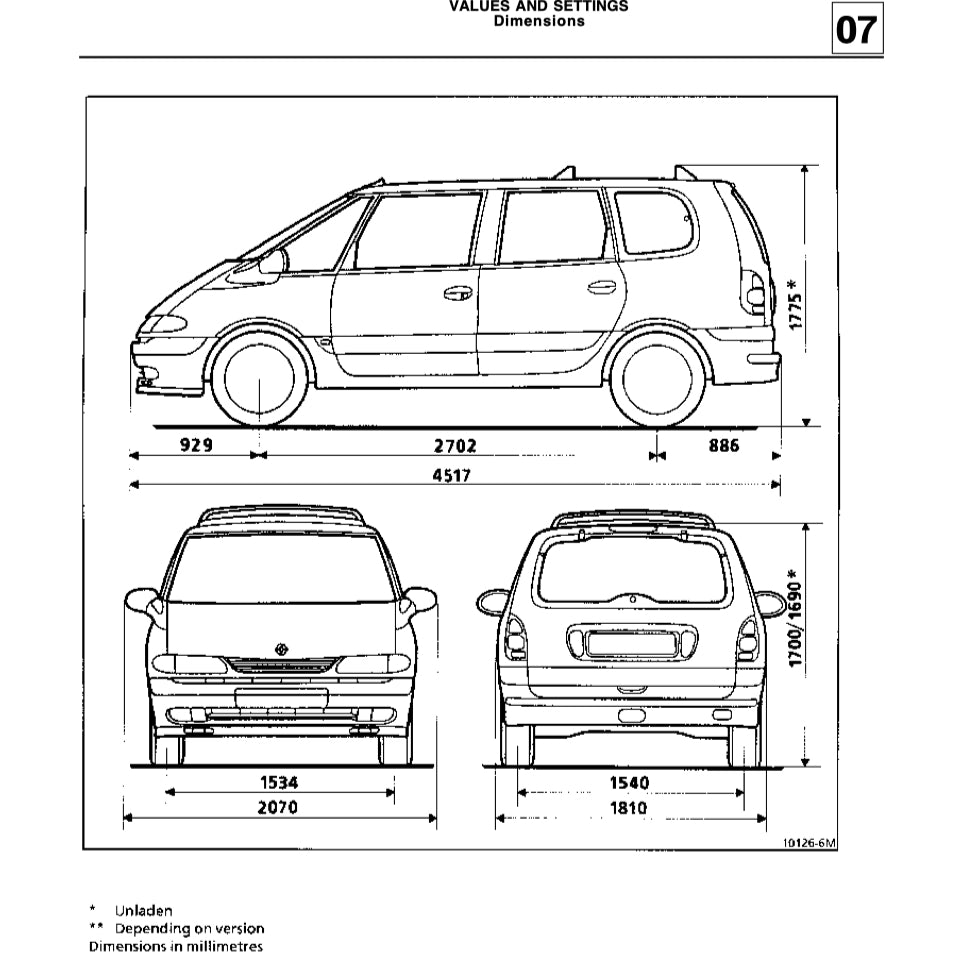 RENAULT ESPACE 3 (1996-2002) SERVICE WORKSHOP MANUAL - Image 3
