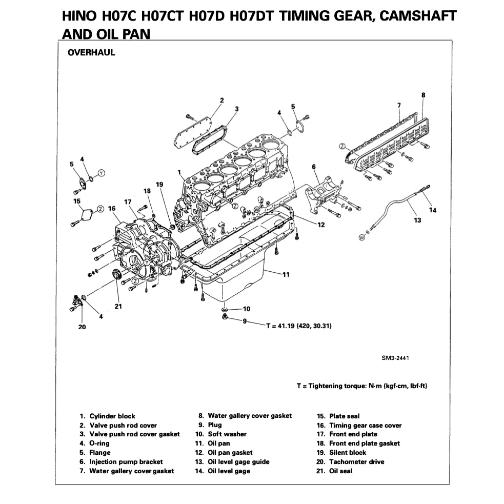 HINO ENGINE H07C H07C-T H07CT SERVICE REPAIR MANUAL - Image 5