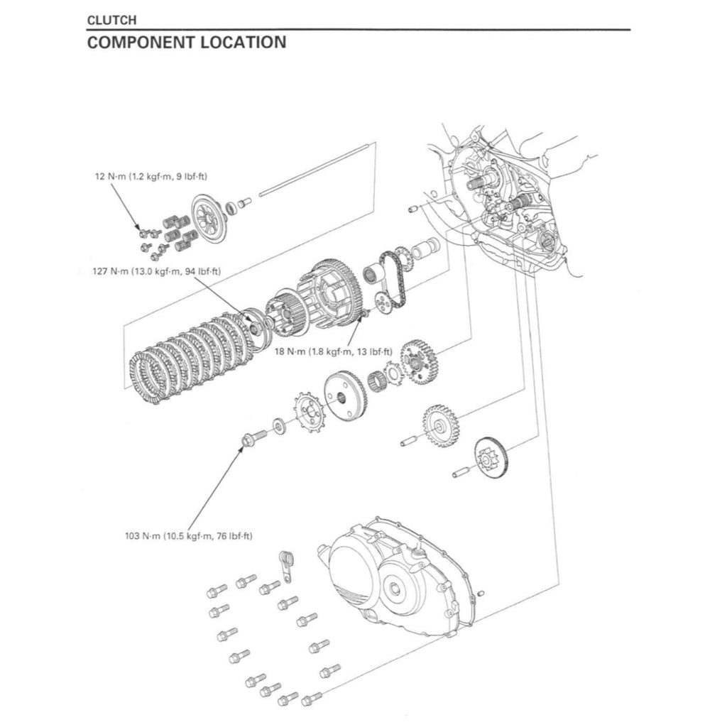 HONDA VFR800 VTEC INTERCEPTOR (2002-2013) SERVICE WORKSHOP MANUAL + OWNER'S MANUAL - Image 7