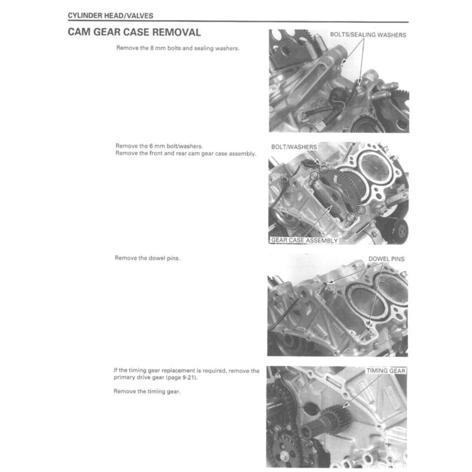 HONDA VFR800 Fi INTERCEPTOR (1997-2001) SERVICE WORKSHOP MANUAL + OWNER'S MANUAL - Image 8