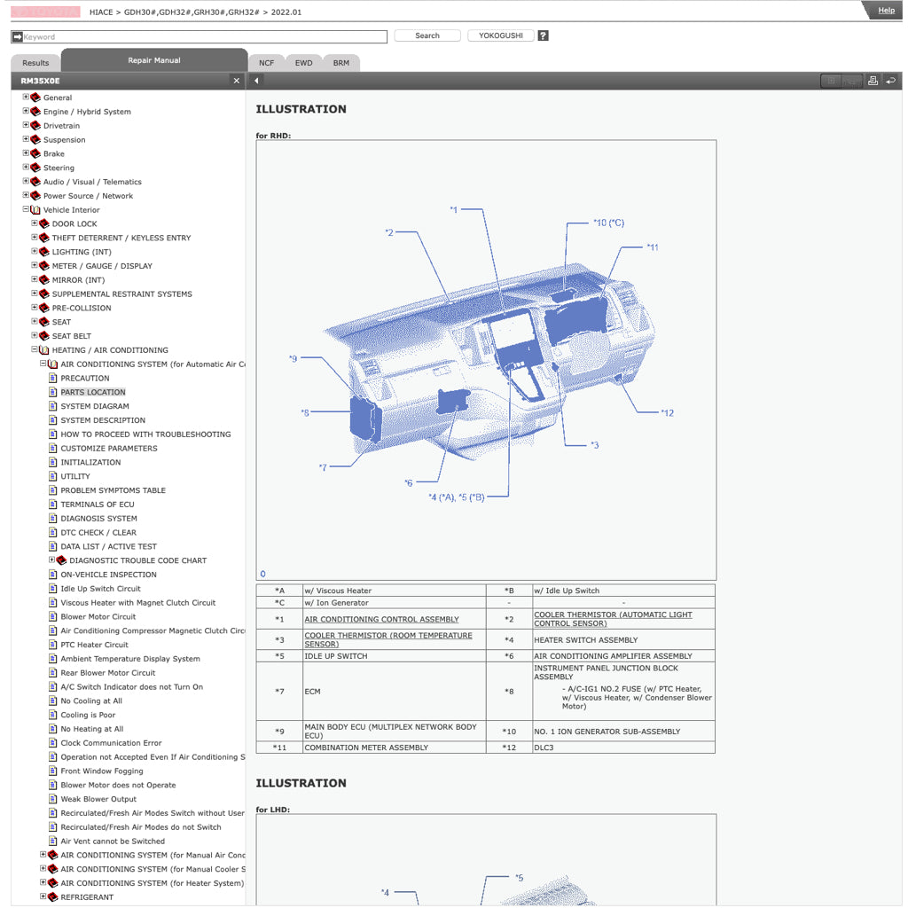 TOYOTA HIACE H300 GDH 300/320 GRH 300/320 (2019+) ONLINE SERVICE WORKSHOP MANUAL - Image 9