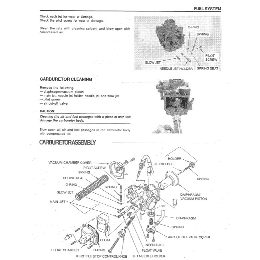 HONDA PHANTOM TA200 (2002-2010) SERVICE WORKSHOP MANUAL + OWNER' MANUAL - Image 8