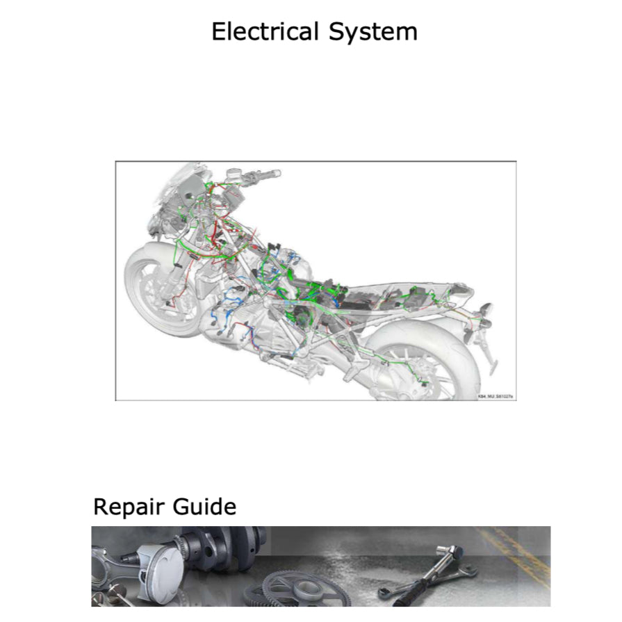 BMW R1250RS R1250 RS K54 (2018+) SERVICE WORKSHOP MANUAL + RIDER'S MANUAL - Image 10
