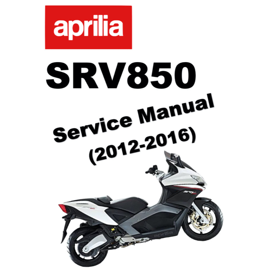 APRILIA SRV850 (2012-2016) SERVICE WORKSHOP MANUAL + PARTS CATALOGUE - Image 2